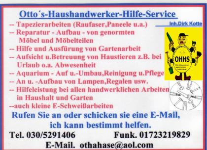 Otto s-Haushandwerker-Hilfe-Service