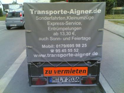 Kleinumzüge Entrümpelungen Sonderfahrten Express-Service