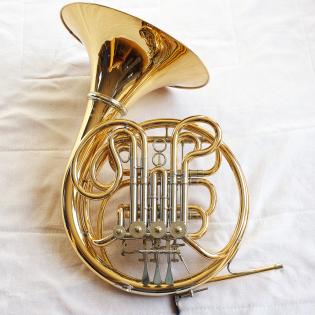 Doppelhorn Ricco Kühn - W 293 Goldmessing