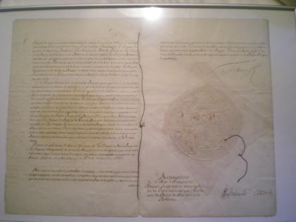 Original Dokument von 1742 Friedrich II.