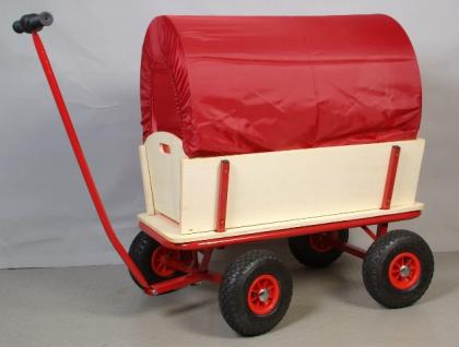 Bollerwagen mit Plane ideal für Zeitungs/ Prospektausträger