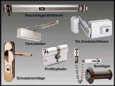 Türbeschläge Zylinder Spione Fenstergriffe u. s. w. alles von einem Hersteller