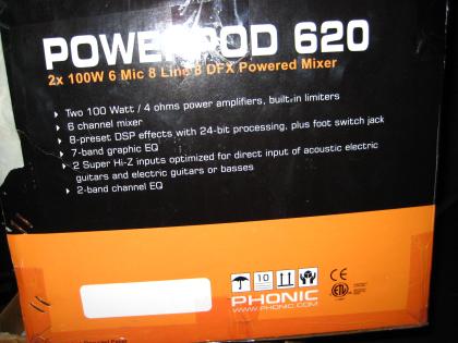 Phonic Mixer with amplifier
