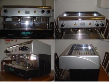 Gastronomie Espresso Kaffee Maschine von MBM / Brasilia Edelstahl