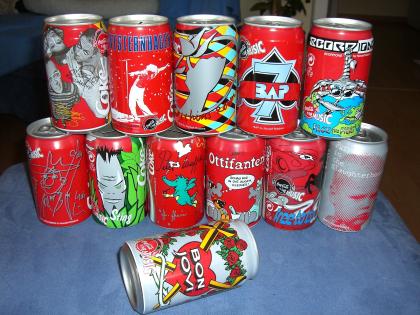 Coca Cola Dosen Musiker