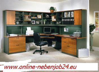 Von zu Hause selbständig arbeiten im Home Office Online Job