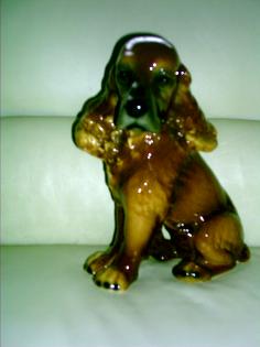 Dekofigur Cocker Spaniel Porzellanfigur