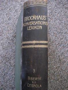 16 Bände von Brockhaus Konversations Lexikons von 1900