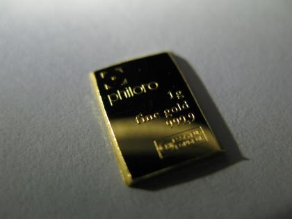 1g Goldbarren 999 9 von Philoro