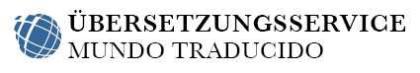 Übersetzung Spanisch Deutsch von Muttersprachler-Team