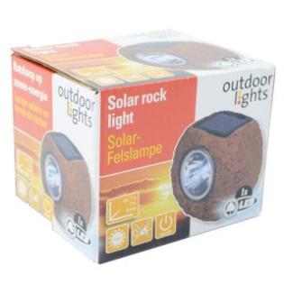 2 Solar Felslampen Gartenstein