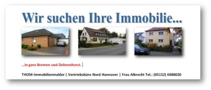 WANTED Einfamilienhaus oder Doppelhaushälfte mit Garten u. Teich in Borgfeld