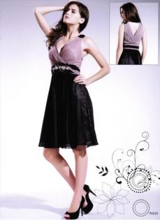 Schönes zweifarbiges Cocktailkleid von Lautinel Gr. 34 neu
