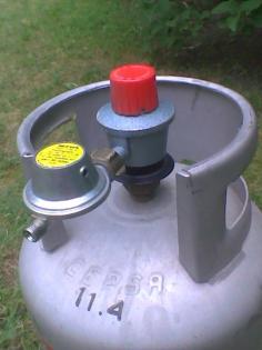 Aluminium-gasflasche propan 11 kg für spanien