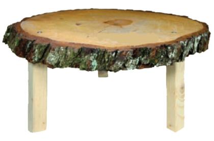 Hochstand/Unterstand mit Rinde für Meerschweinchen Kleintiere Nager