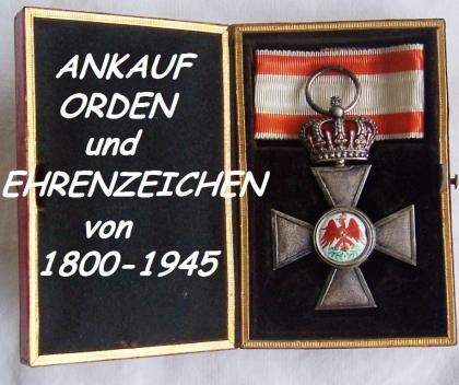 ORDEN EHRENZEICHEN MILITARIA UNIFORMEN ANKAUF zu HÖCHSTPREISEN