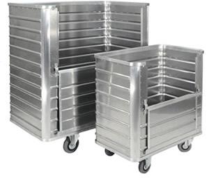 Alu Transportwagen mit Ladeklappe