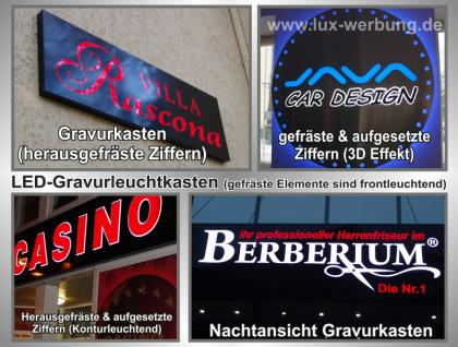 Ab 99 Euro individuelle LED-Leuchtwerbung z. B. Leuchtkasten Einzelbuchstaben
