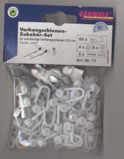 GARDINIA - Vorhangschienen-Zubehör-Set