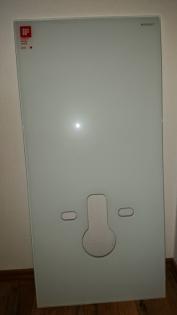 Geberith Monolith Glasscheibe weiß 48 5 101 cm