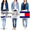 Damen Herren DENIM JACKEN HEMDEN JEANS Pepe Jeans Guess Tommy H