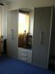 Kleiderschrank silber mit Spiegeltür zu verkaufen