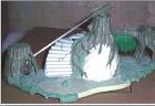 STAR WARS Gungan Scene aus Episode 1 - ca. 20 x 15 cm groß