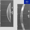 Haustür L5/ L6 Eingangstür Stahltür 80/ 90cm InvesDoor Design 5 Farben